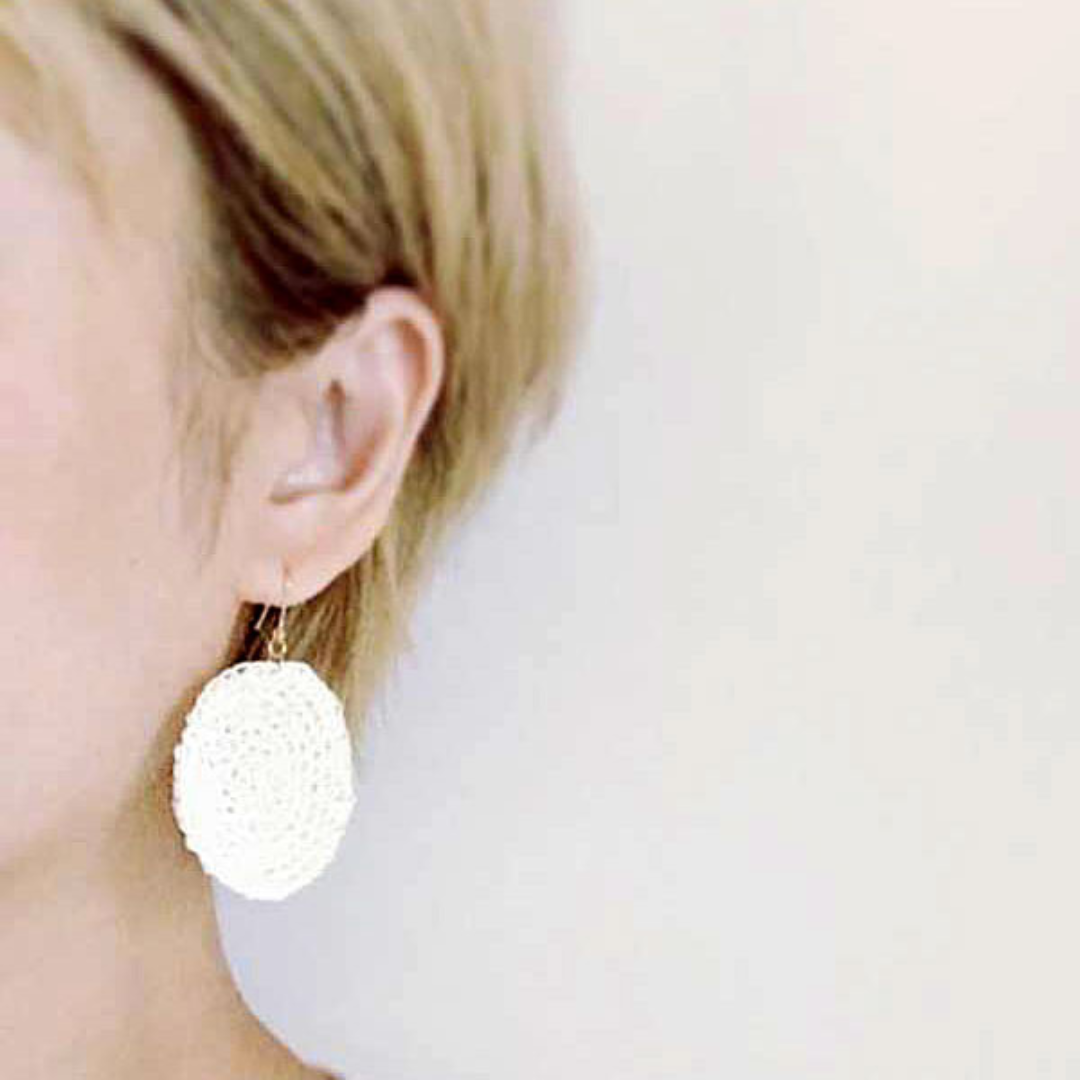 満月ピアス/イヤリング